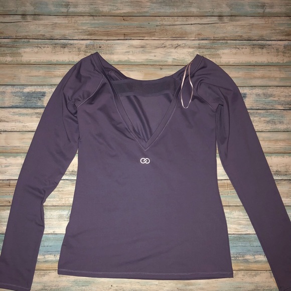 Calia Elastic Back Long Sleeve Cadet - Picture 3 of 7